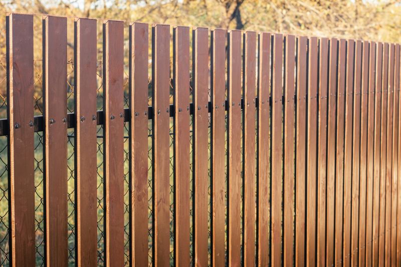 Solid Board Fence Installation